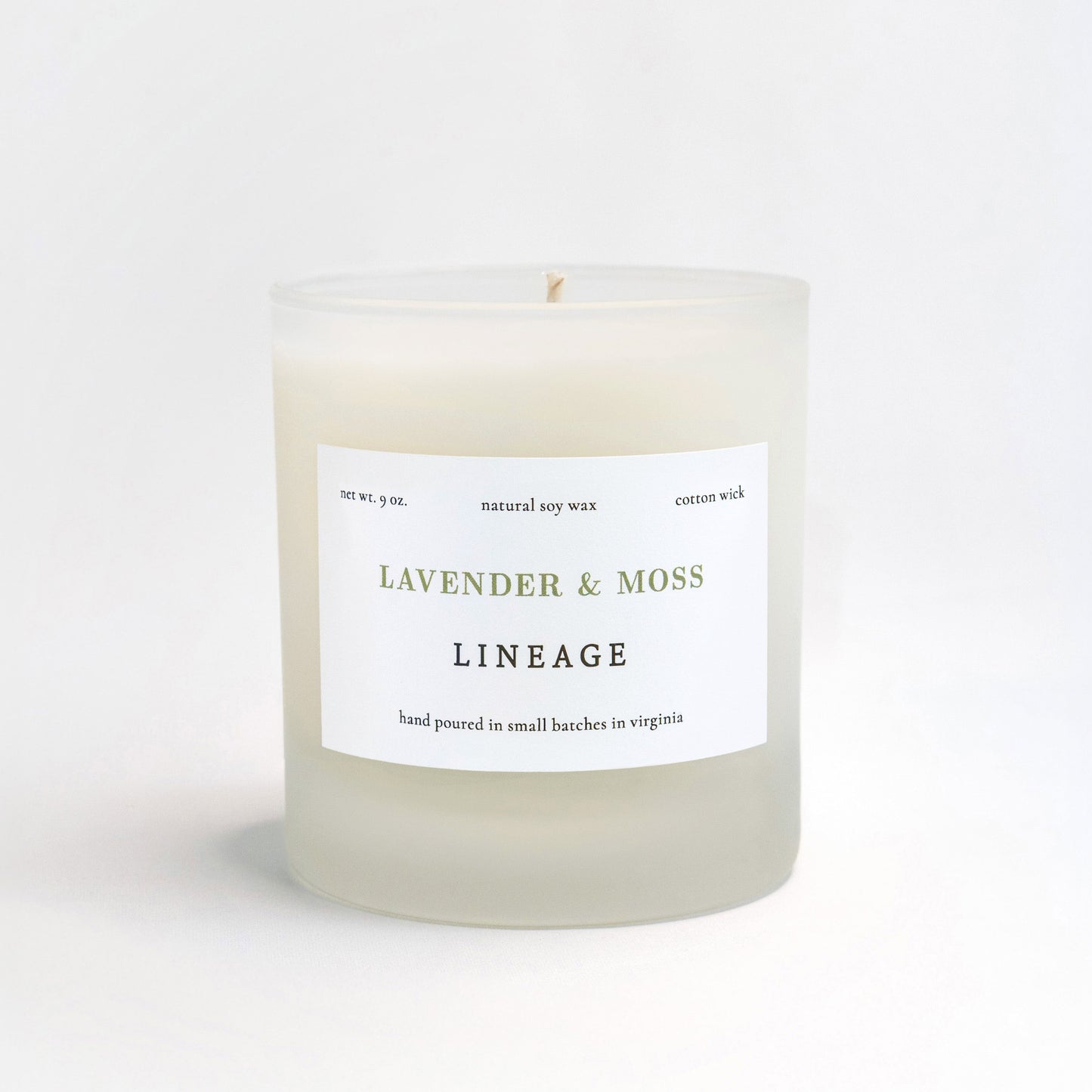 Lavender & Moss Candle