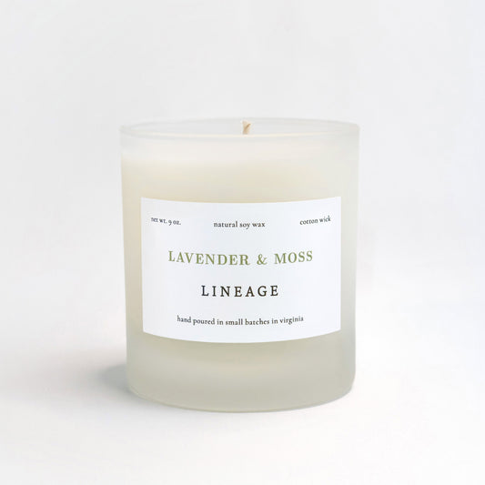 Lavender & Moss Candle