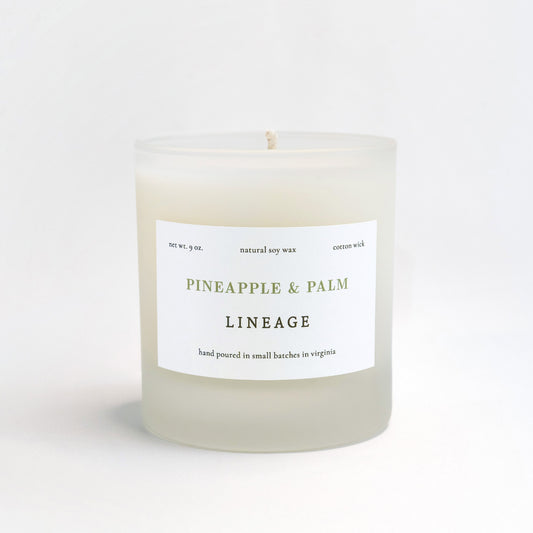 Pineapple & Palm Candle
