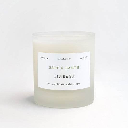 Salt & Earth Candle