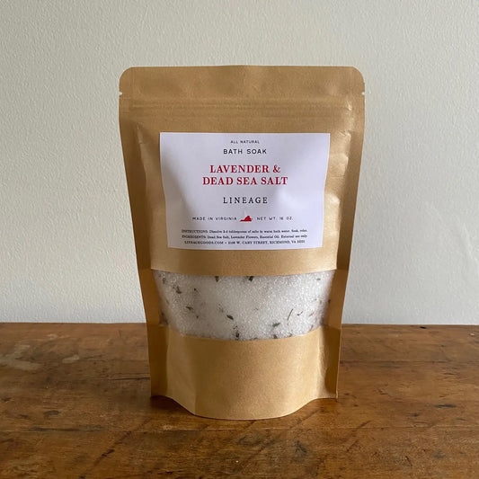 Lavender & Dead Sea Salt Bath Soak - Case of 3